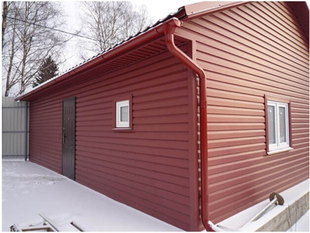 Металлический сайдинг под дерево