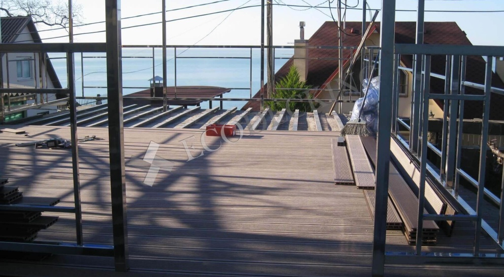 Терраса из ДПК под ключ