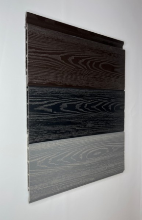 Фасадная доска (Сайдинг) Ecodecking Титан 160х17x4000 Антрацит