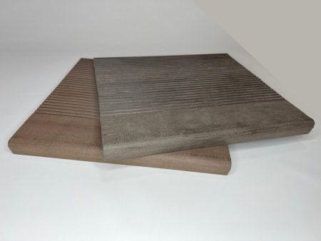 Ступень Ecodecking Техно полнотелая 345х22х4000 Шоколад