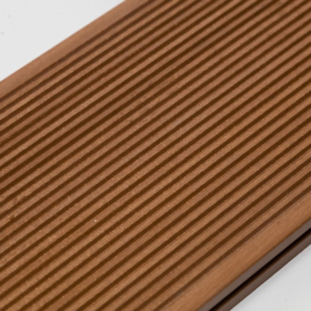 Террасная доска Ecodecking Техно полнотелая 145х20x4000 Бронза