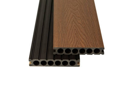 Террасная доска Ecodecking Скай коэкструзия 140х24х4000 Тик