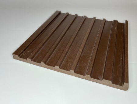 Ступень Ecodecking Техно полнотелая 345х22х4000 Шоколад