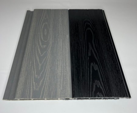 Фасадная доска (Сайдинг) Ecodecking Титан 160х17x4000 Антрацит