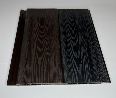 Фасадная доска (Сайдинг) Ecodecking Титан 160х17x4000 Антрацит