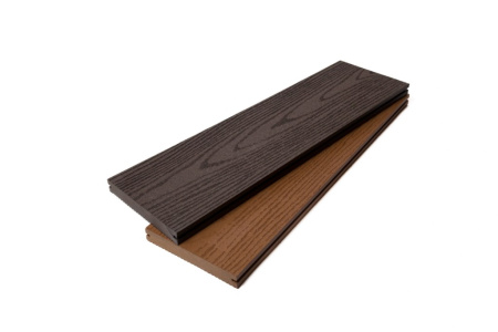 Террасная доска Ecodecking Техно полнотелая 145х20x4000 Бронза