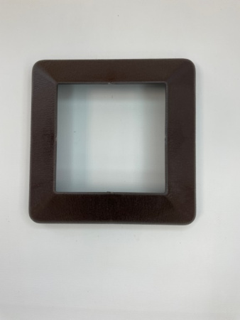 Юбка столба заборного Ecodecking Техно 120х120 Шоколад