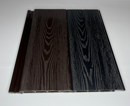 Фасадная доска (Сайдинг) Ecodecking Титан 160х17x4000 Антрацит