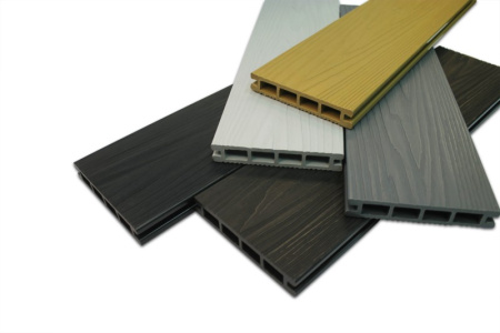Террасная доска Ecodecking Титан 3D 140х25x4000 Серый