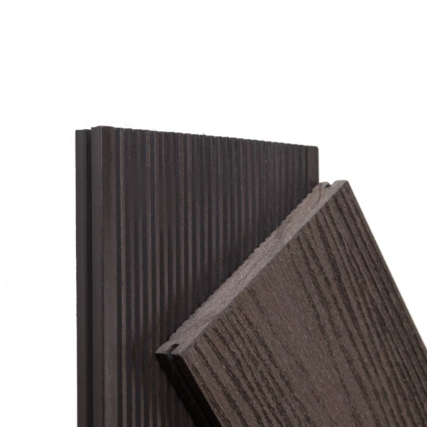 Террасная доска Ecodecking Некст полнотелая 145х19x3000 Венге